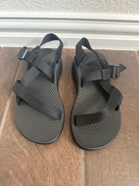 Chaco ZCloud Solid Black Women's Strappy Sandals